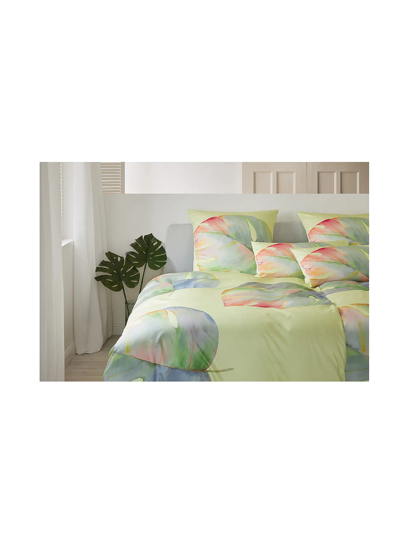ELEGANTE | Satin Bettwäsche 70x90cm/140x200cm | gelb